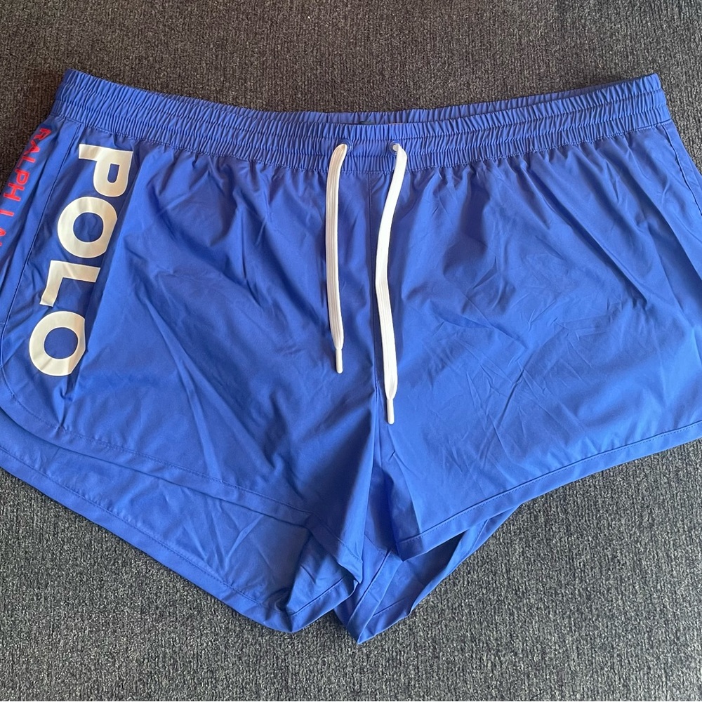 Polo Ralph Lauren Women’s Blue Running Shorts Size Extra Large